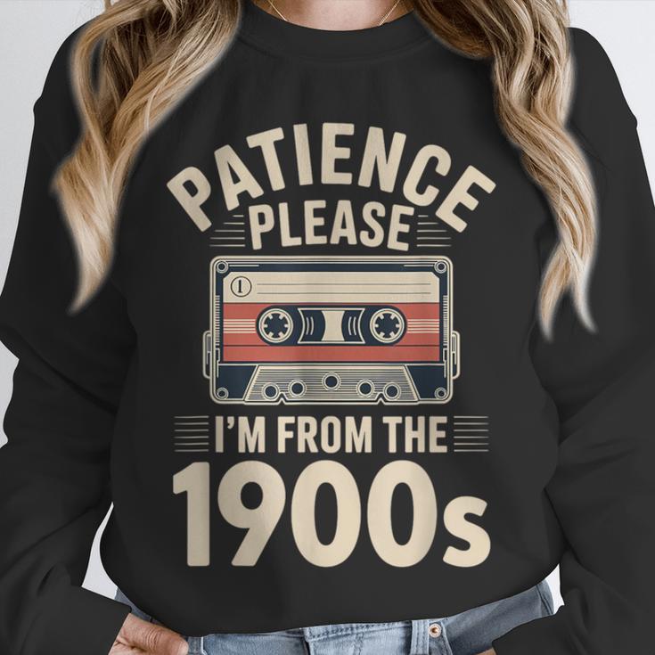 Patience Please I'm From The 1900s Cassette Unisex Sweatshirt Patience Please I'm From The 1900s Cassette Unisex Sweatshirt