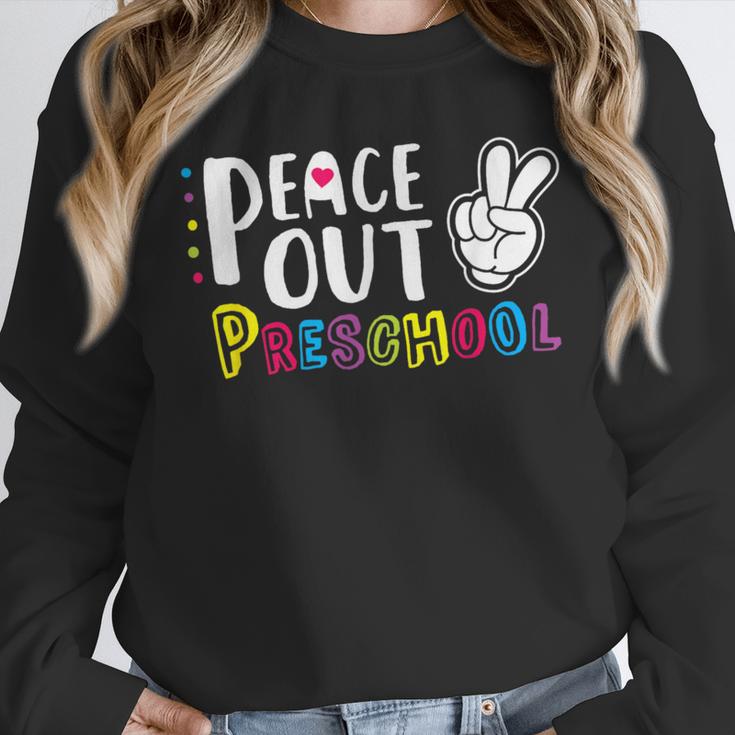 Peace Out PreschoolShirt Graduation Last Day Unisex Sweatshirt