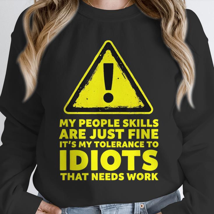 My People Skills Are Just Fine Sarcastic Introvert Unisex Sweatshirt My People Skills Are Just Fine Sarcastic Introvert Unisex Sweatshirt