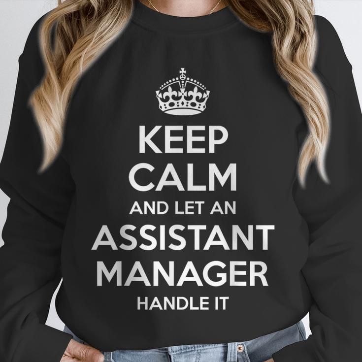Personalized Keep Calm Graduation Christmas Team Assistant Manager Job Title Profession Birthday Unisex Sweatshirt