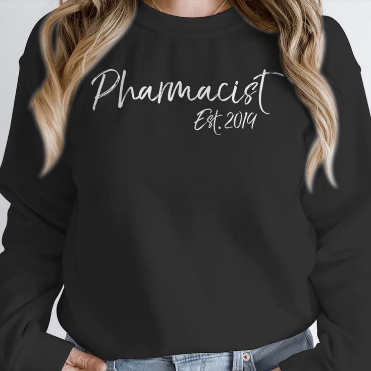 Pharmacist Est 2019 Shirt For Women Cute Graduation Unisex Sweatshirt