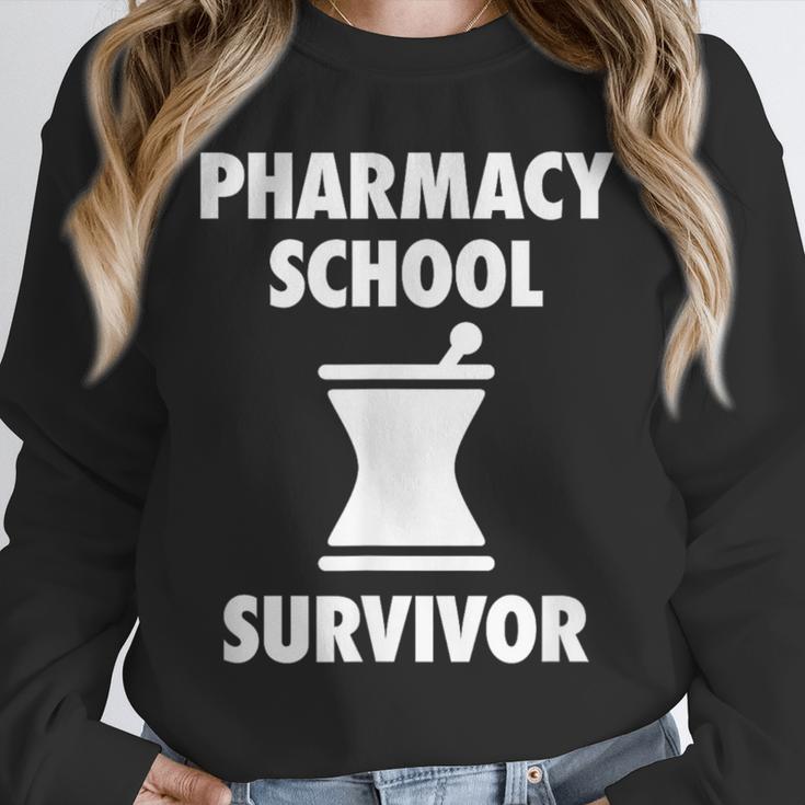 Pharmacy School Survivor PharmD Graduation T-Shirt Unisex Sweatshirt