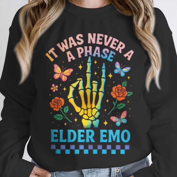 It Was Never A Phase Elder Emo Nostalgia Unisex Sweatshirt