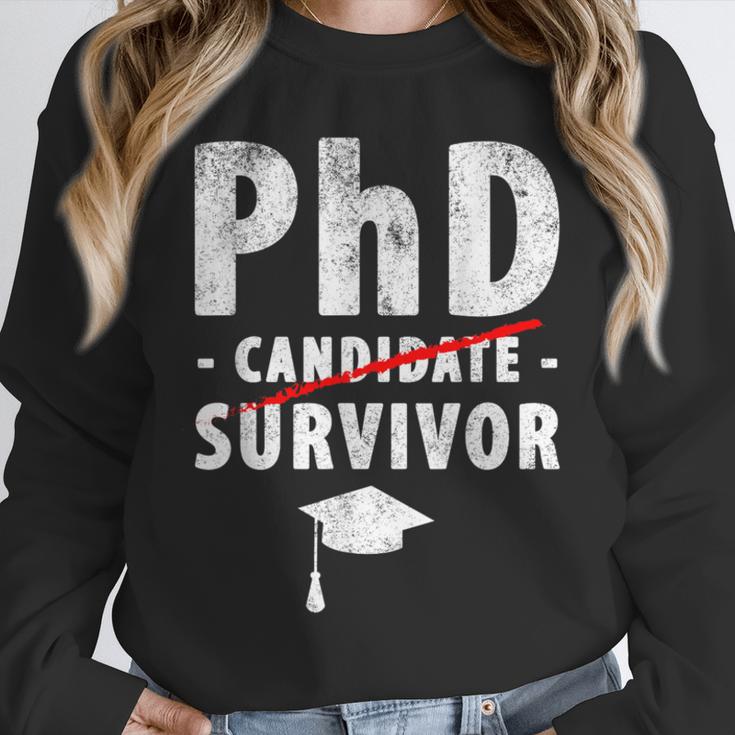 PhD Candidate Survivor PhD Graduation Unisex Sweatshirt