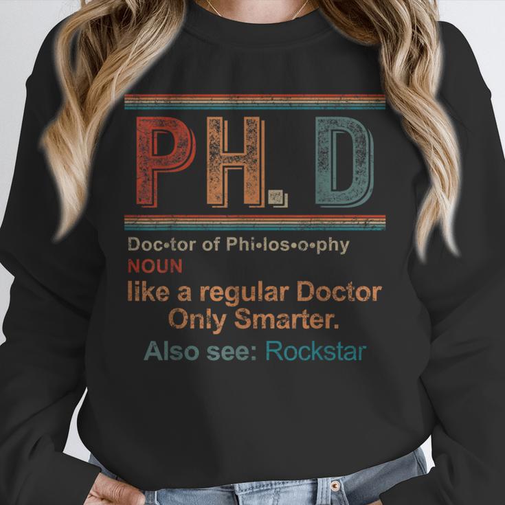 PHD Definition Doctor Of Philosophy Degree Graduation Unisex Sweatshirt