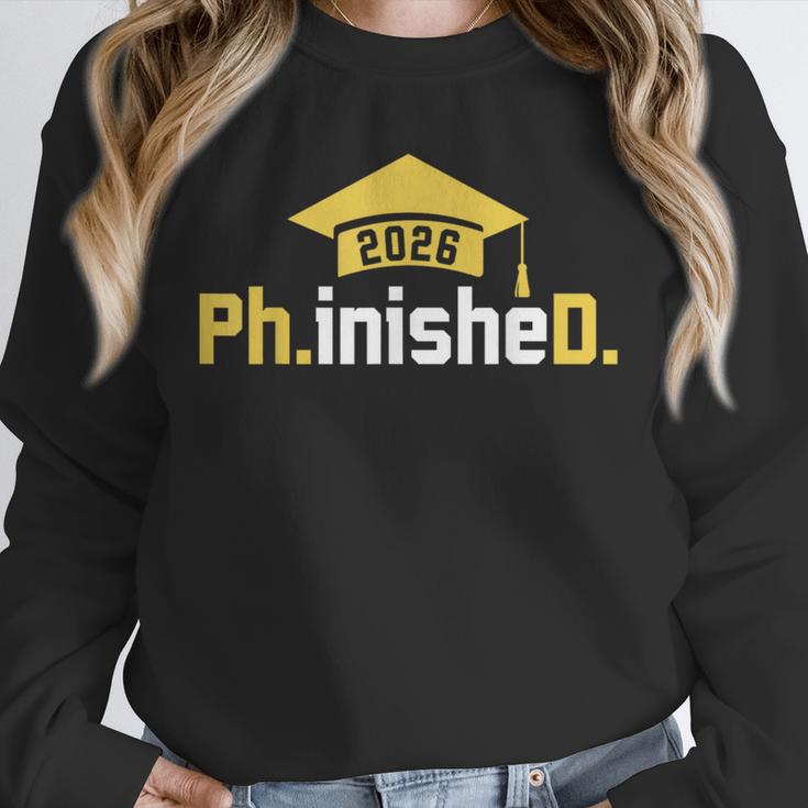 PhD Finished PhinisheD Class Of 2026 Phd Graduation Unisex Sweatshirt