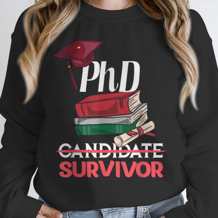 PhD PhD Graduation Gifts PhD Survivor T-Shirt Unisex Sweatshirt