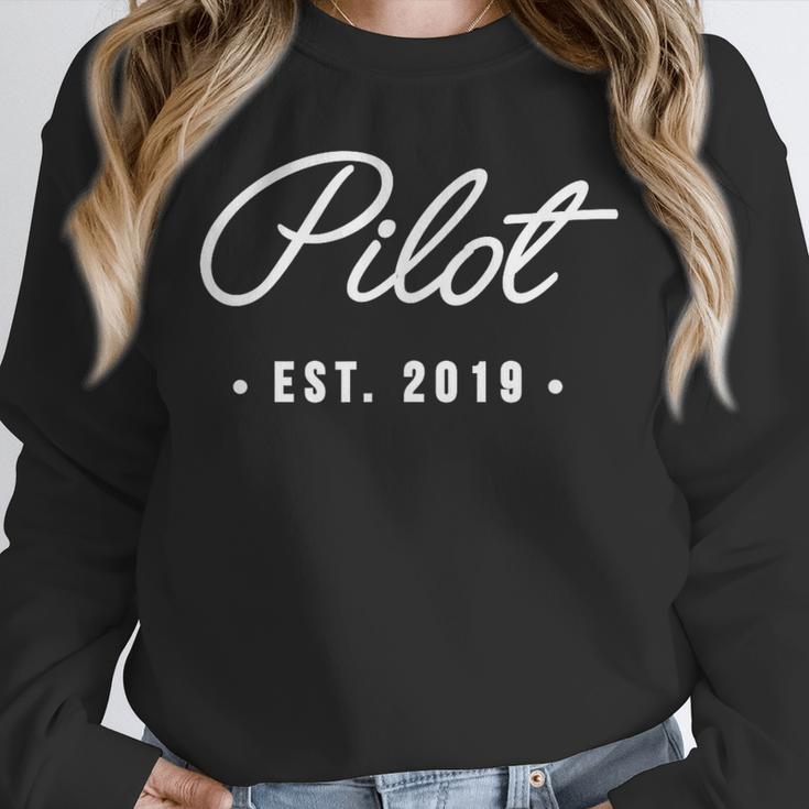 Pilot Est 2019 Graduation Grad Unisex Sweatshirt