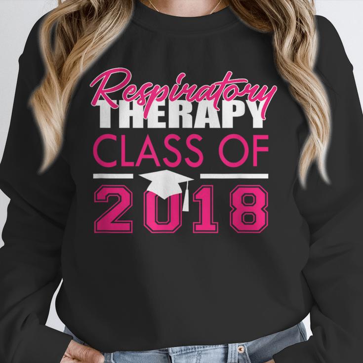 Pink Respiratory Therapist Class Of 2018 GraduationShirt Unisex Sweatshirt