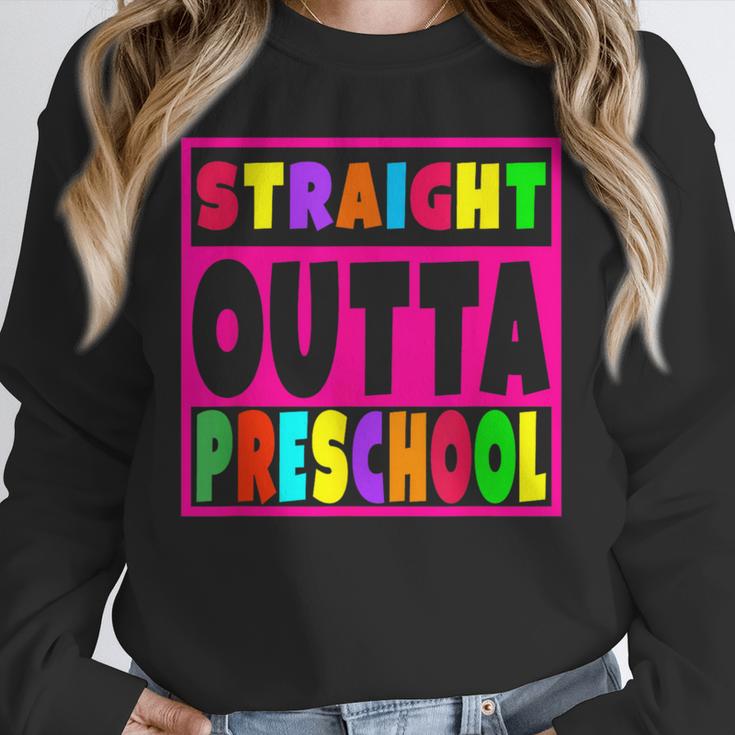 Pink STRAIGHT OUTTA Preschool PRE-K Graduation Unisex Sweatshirt