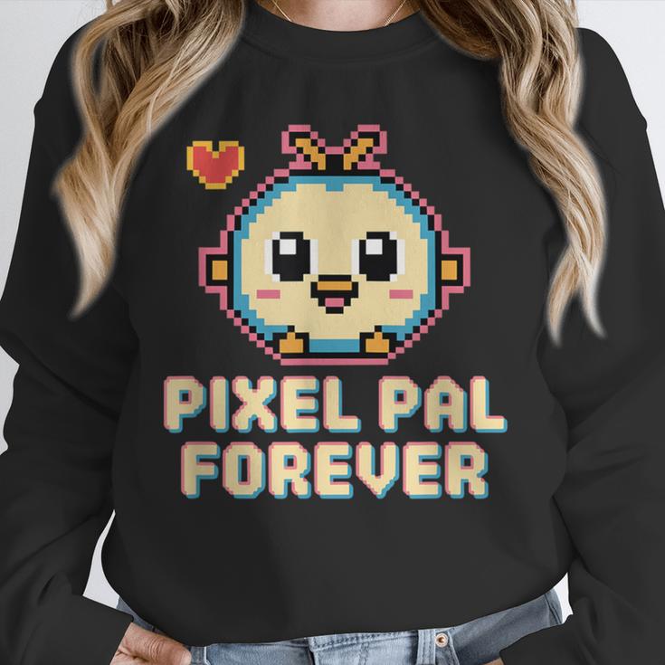 Pixel Art Pet Y2K Retro Vintage Digital Nostalgia Y2K Tech Unisex Sweatshirt