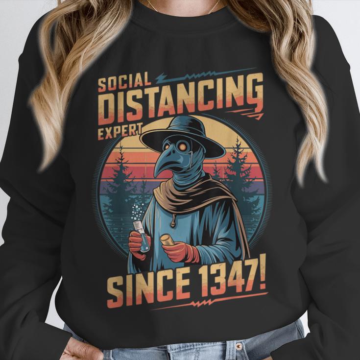 Plague Doctor Introvert Sarcastic Social Distancing Expert Unisex Sweatshirt Plague Doctor Introvert Sarcastic Social Distancing Expert Unisex Sweatshirt
