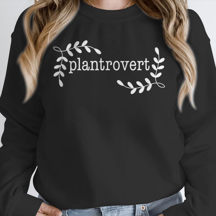 Plantrovert Introvert Gardener Plant Lady Unisex Sweatshirt Plantrovert Introvert Gardener Plant Lady Unisex Sweatshirt