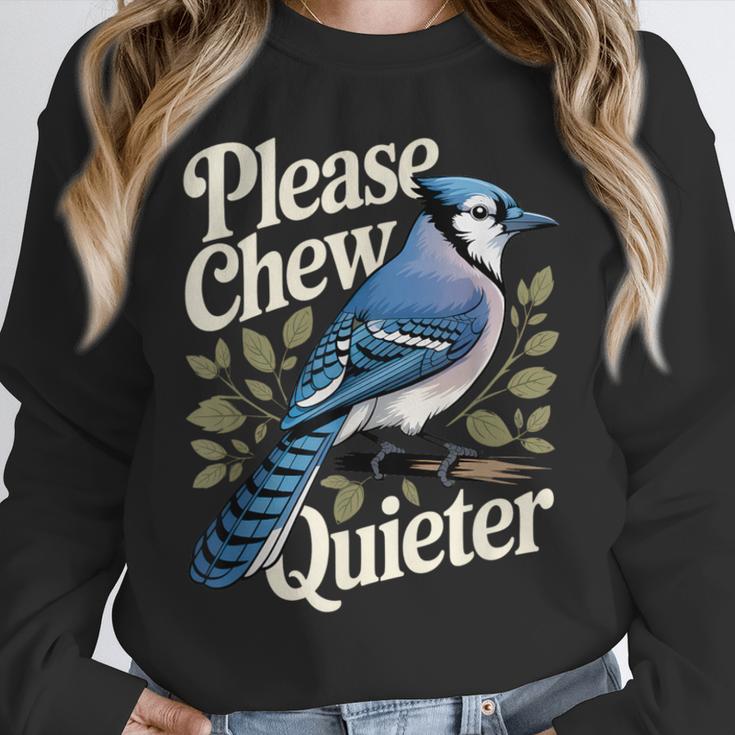 Please Chew Quieter Introvert Christmas Bird Watcher Unisex Sweatshirt Please Chew Quieter Introvert Christmas Bird Watcher Unisex Sweatshirt