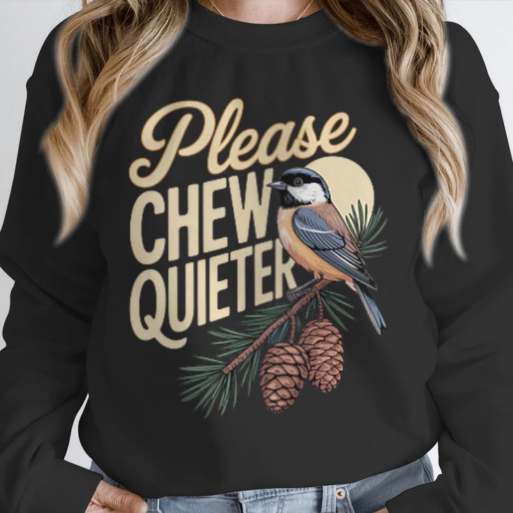 Please Chew Quieter Introverts Casual Everyday Unisex Sweatshirt Please Chew Quieter Introverts Casual Everyday Unisex Sweatshirt