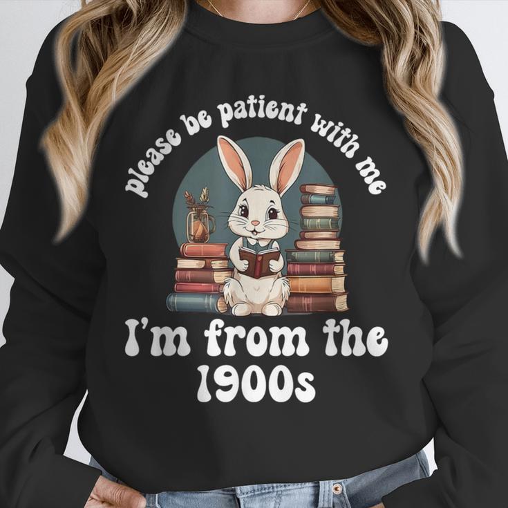 Please Be Patient With Me I'm From The 1900s Bunny 90s Unisex Sweatshirt Please Be Patient With Me I'm From The 1900s Bunny 90s Unisex Sweatshirt