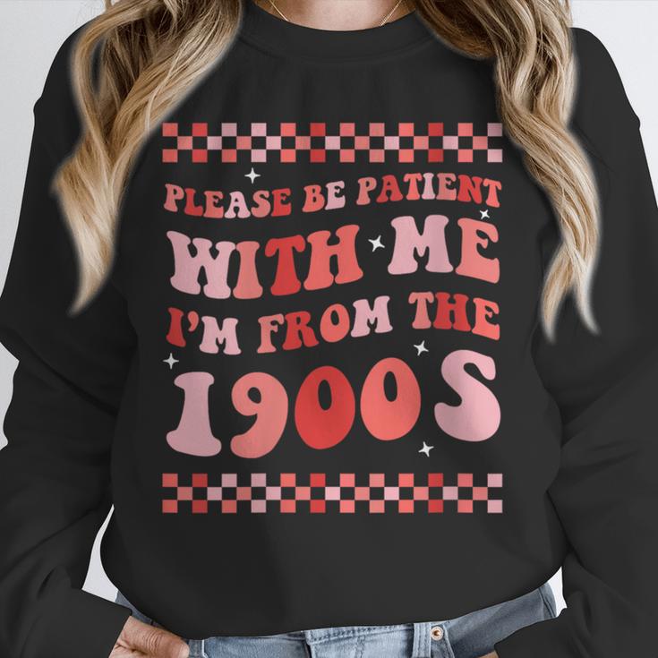 Please Be Patient With Me I'm From The 1900s Cute Boho Mom Unisex Sweatshirt