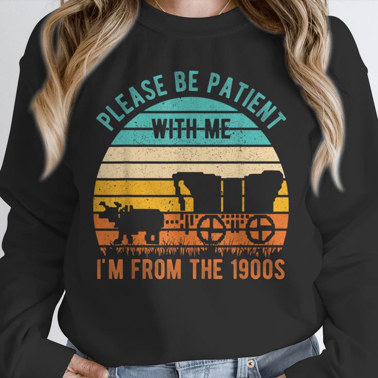 PLEASE BE PATIENT I'M FROM THE 1900s Vintage 1900s 90s Unisex Sweatshirt PLEASE BE PATIENT I'M FROM THE 1900s Vintage 1900s 90s Unisex Sweatshirt