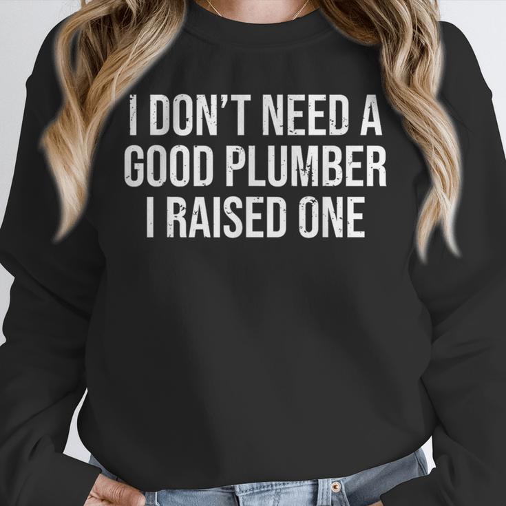 Plumber Parents Father Mother Plumbing Graduation Unisex Sweatshirt