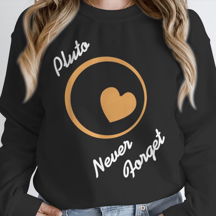 Pluto Never Forget Space Nostalgia Planetary Humor Unisex Sweatshirt Pluto Never Forget Space Nostalgia Planetary Humor Unisex Sweatshirt