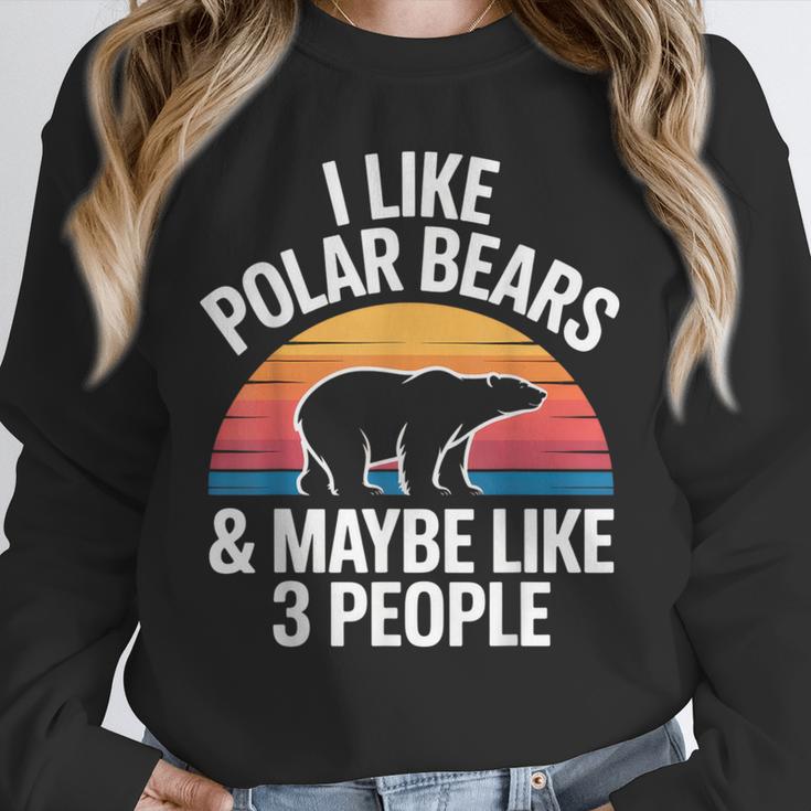 I Like Polar Bears Maybe 3 People Sarcastic Introvert Humor Unisex Sweatshirt I Like Polar Bears Maybe 3 People Sarcastic Introvert Humor Unisex Sweatshirt