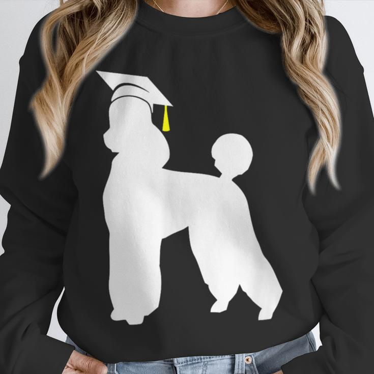 Poodle Graduation Dog Graduate Unisex Sweatshirt