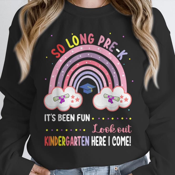 Pre k Graduation Class 2025 Graduate Pre-k Rainbow Girls Unisex Sweatshirt