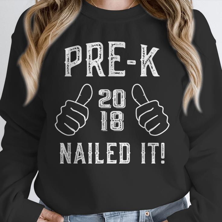 Pre-K Nailed It 2018 Cute Preschool Graduation Unisex Sweatshirt