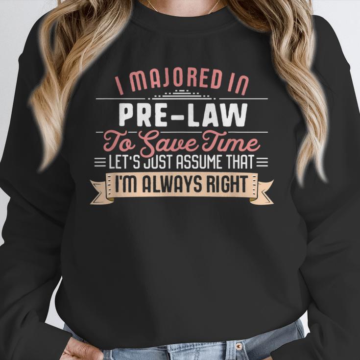 Pre-Law Major Student Shirt Graduation College Unisex Sweatshirt