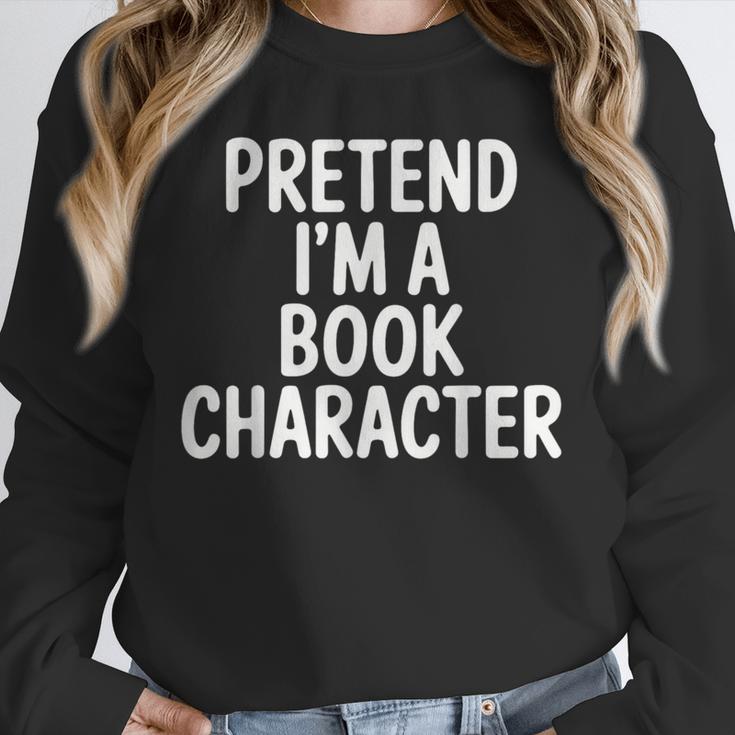 Pretend I'm A Book Character Costumes For Kids Halloween Unisex Sweatshirt