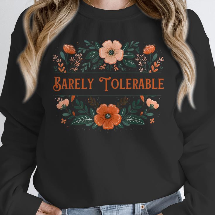 Pride And Prejudice Barely Tolerable Book Lover Bookish Unisex Sweatshirt