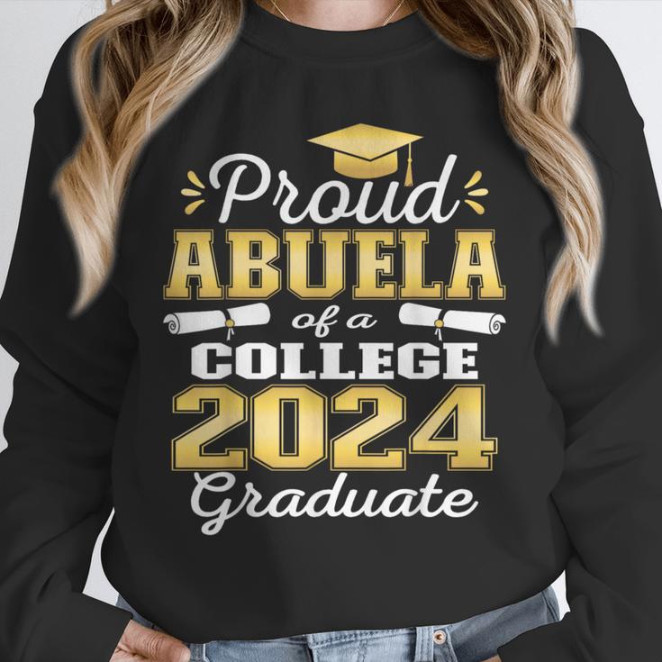Proud Abuela Of 2024 College Graduate Family 24 Graduation Unisex Sweatshirt