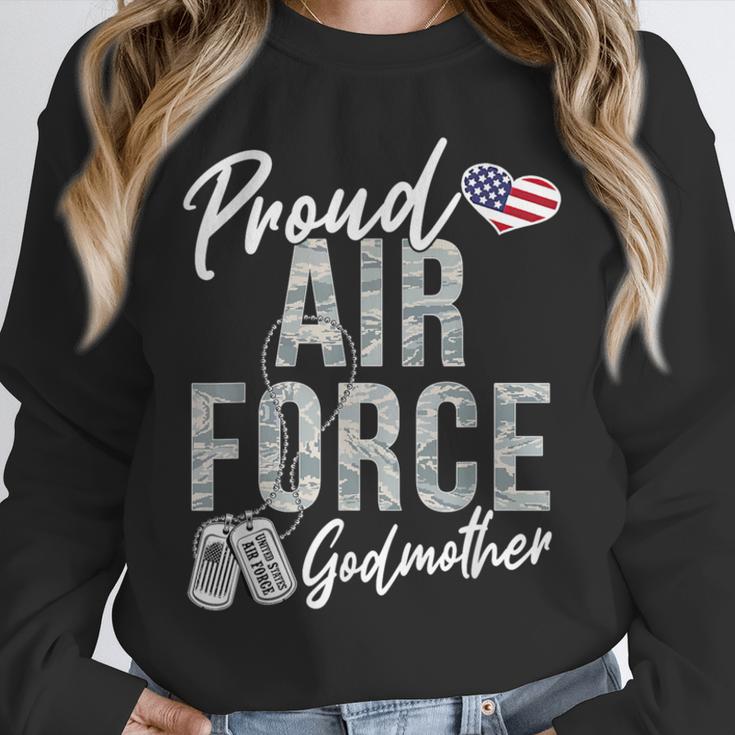 Proud Air Force Godmother US Air Force Graduation Godmother Unisex Sweatshirt