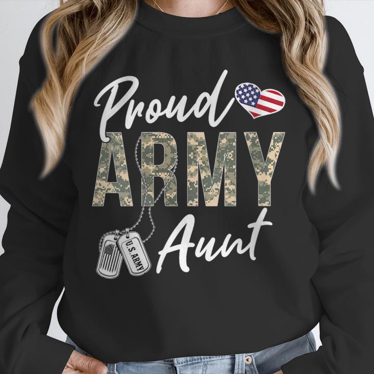 Proud Army Aunt Army Graduation Aunt US Army Aunt Unisex Sweatshirt