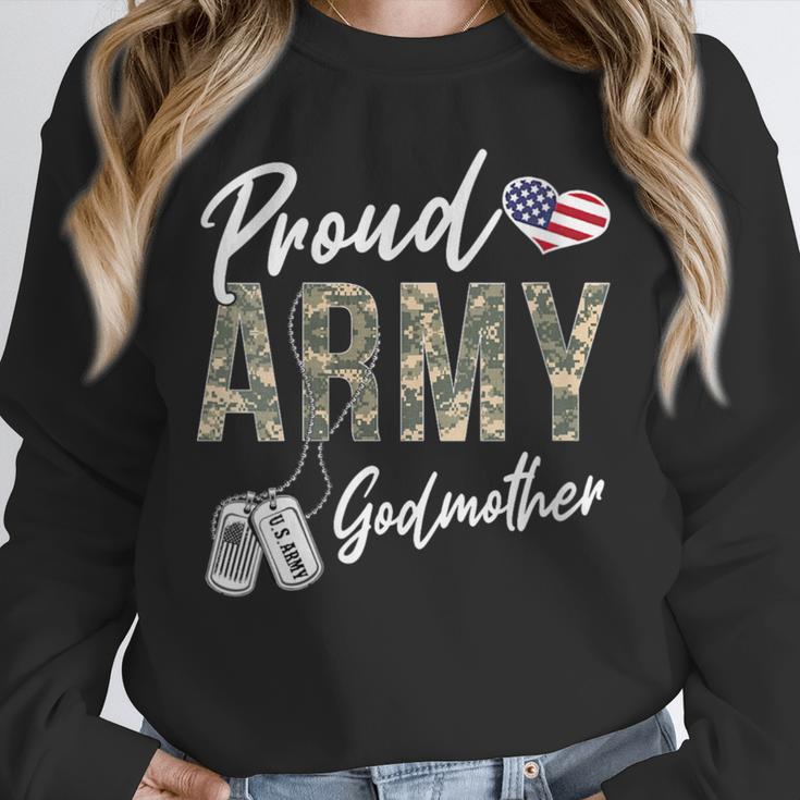 Proud Army Godmother Army Graduation Godmother US Army Unisex Sweatshirt