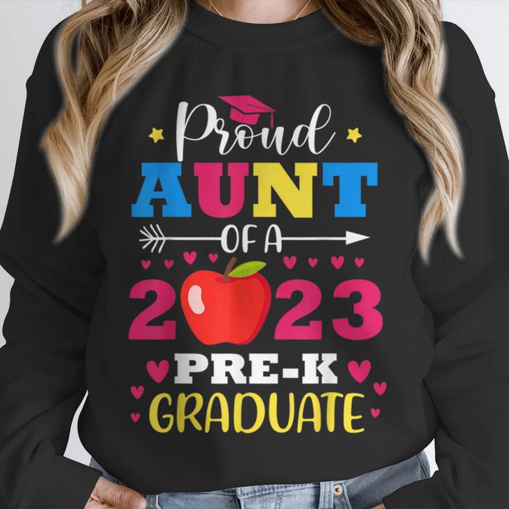 Proud Aunt Of 2023 Pre-K Graduate Senior Graduation Matching Unisex Sweatshirt