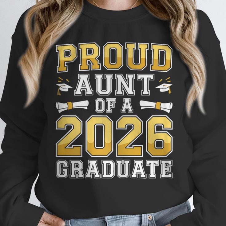 Proud Aunt Of A 2026 Graduate Shirt Class Of 2026 Graduation Unisex Sweatshirt