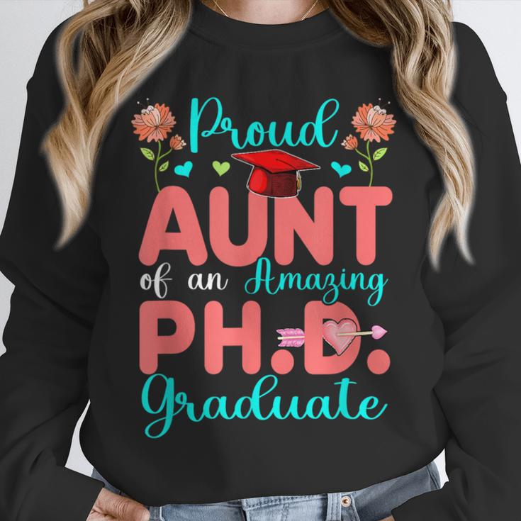 Proud Aunt Of An Amazing PhD Graduate Family Graduation Unisex Sweatshirt