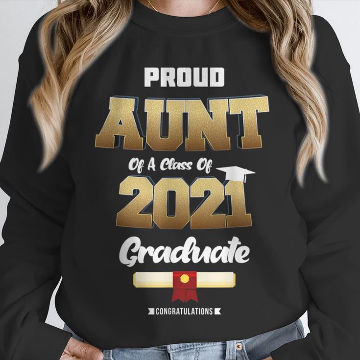 Proud Aunt Of Class Of 2021Shirt Class 2021 Graduation Unisex Sweatshirt