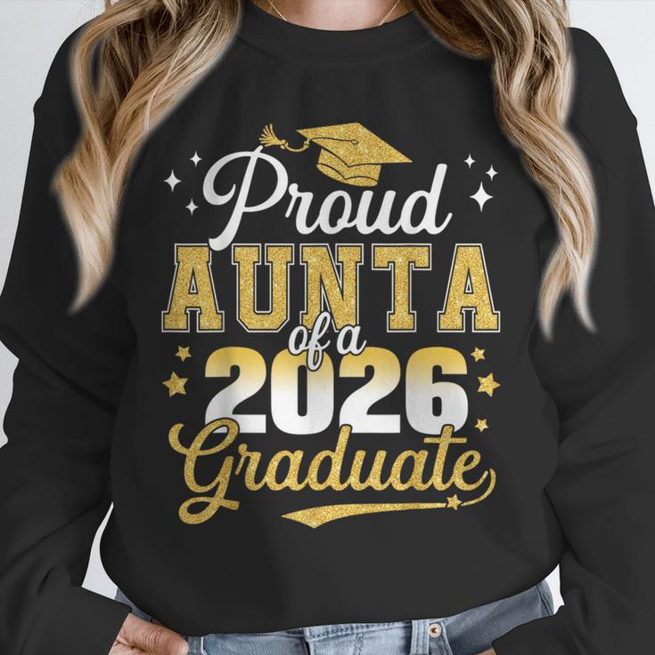 Proud Aunta Of a Class Of 2026 Graduate Senior Graduation Unisex Sweatshirt
