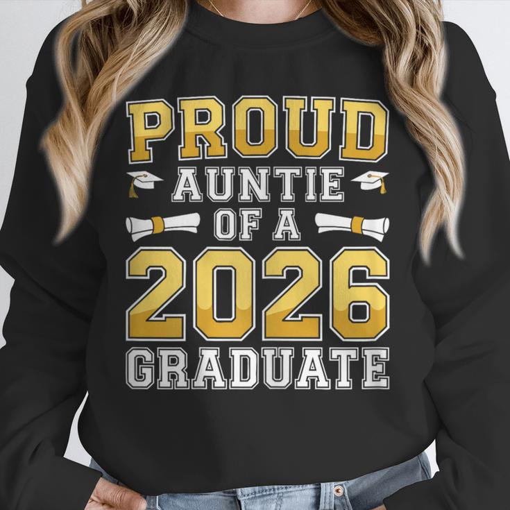 Proud Auntie Of A 2026 Graduate Shirt Class 2026 Graduation Unisex Sweatshirt