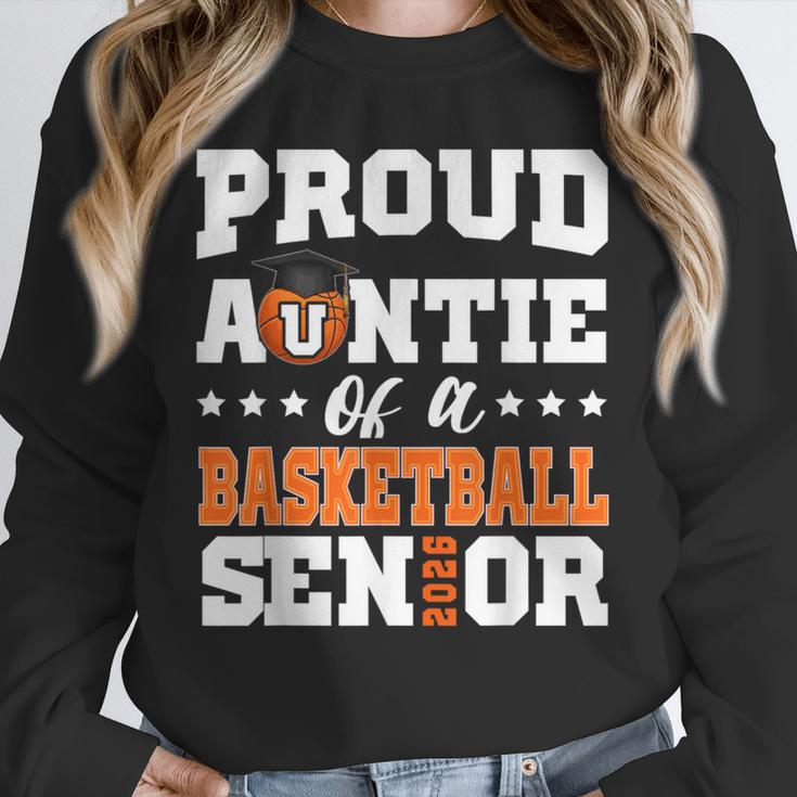 Proud Auntie Of a Basketball Senior 2026 Graduation Gifts Unisex Sweatshirt