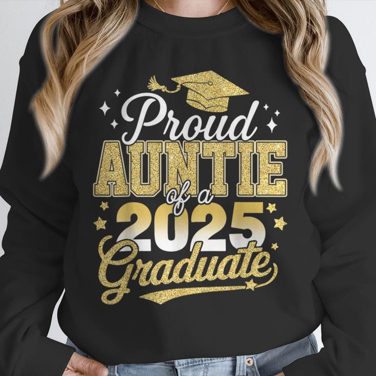 Proud Auntie Of A Class Of 2025 Graduate Senior Graduation Unisex Sweatshirt