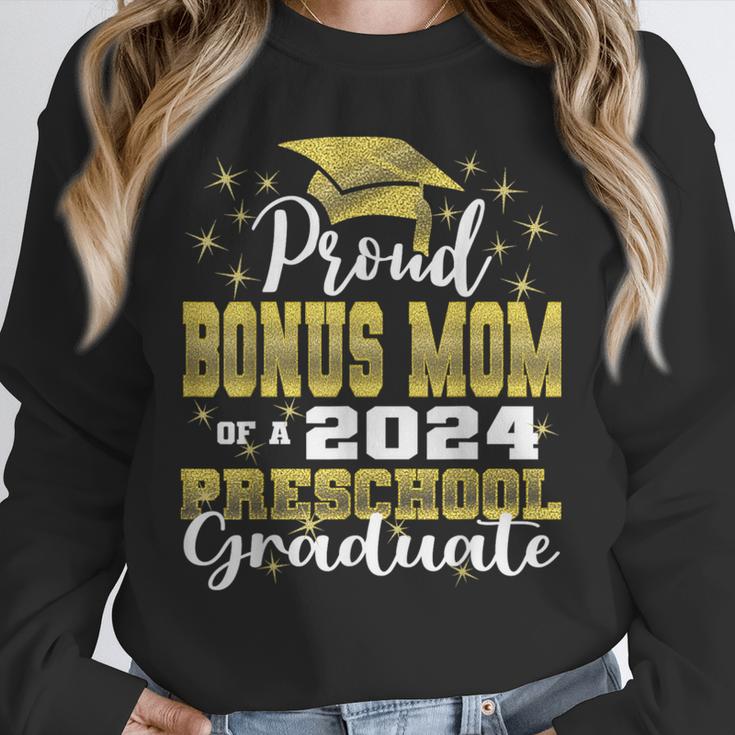 Proud Bonus Mom Of Pre School Graduate 2024 Graduation Bonus Unisex Sweatshirt