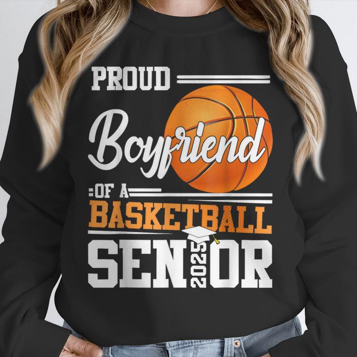 Proud Boyfriend Of A 2025 Senior Graduation Basketball Unisex Sweatshirt