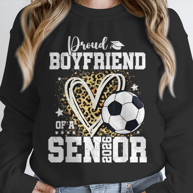 Proud Boyfriend Of A 2026 Senior Soccer Graduation Leopard Unisex Sweatshirt