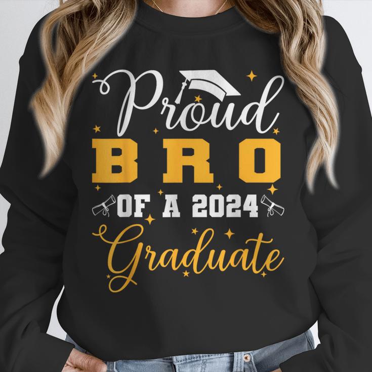 Proud Bro Of A Class Of 2024 Graduate Senior Graduation Unisex Sweatshirt
