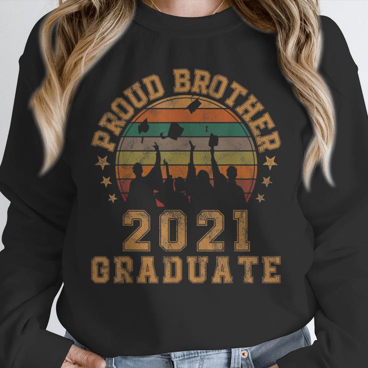 Proud Brother Of 2021 Graduate Senior 21 Vintage Graduation Unisex Sweatshirt