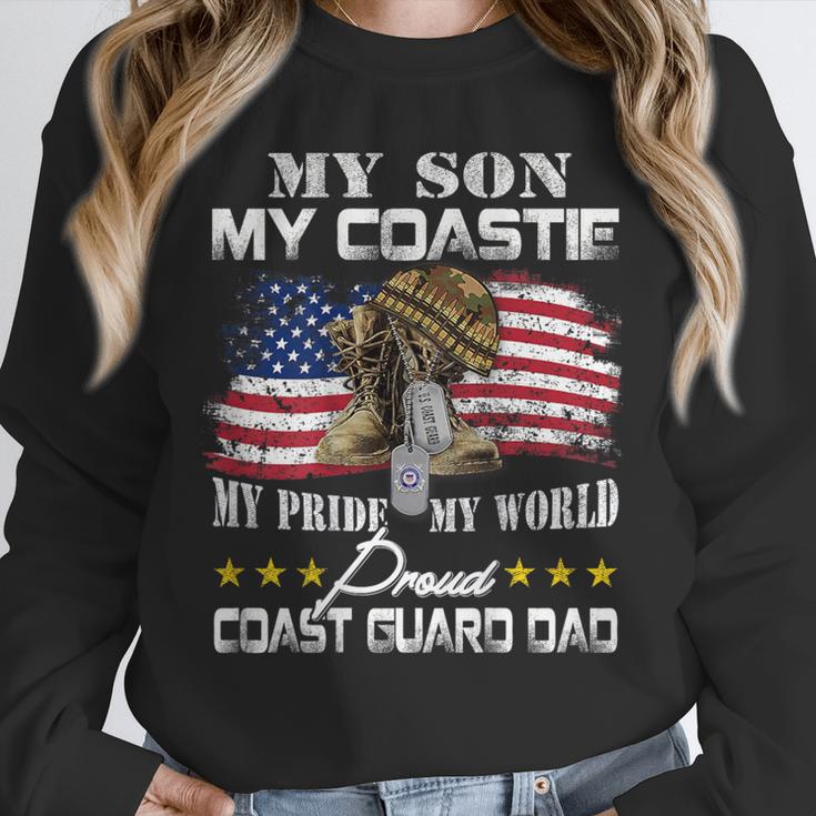 Proud Coast Guard Dad Coast Guard Graduation Dad Unisex Sweatshirt
