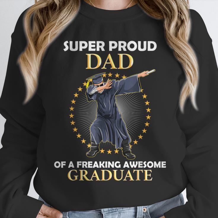 Proud Dad Of 2018 Graduate Dabbing Graduation Senior Shirt Unisex Sweatshirt